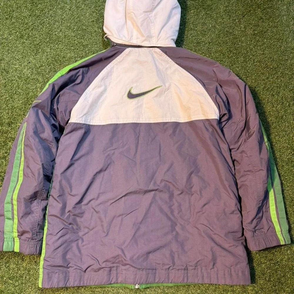 Vintage Nike Reversible Hooded Jacket (Approx. Size L/XL)
